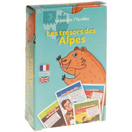 Jeu des 7 Familles : Les Trésors des Alpes - Jeu de 42 cartes
