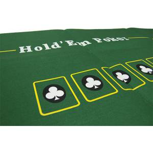 Hold'Em Poker Poker Mat - 180x90 cm - made of felt