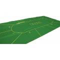 Texas Hold'Em poker matta i filt - plats för floppen - 180x90 cm.