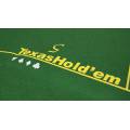Texas Hold'Em poker matta i filt - plats för floppen - 180x90 cm.
