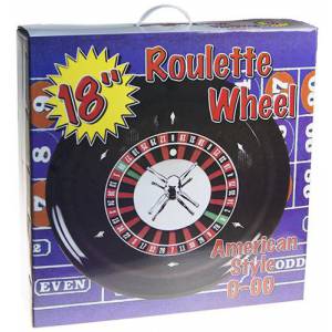 Amerikansk roulette "HOME CASINO" - Dubbel "00" - 43 cm i diameter - i ABS-plast