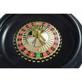 Roulette Set 0 and 00 - diameter 40 cm - with mat, chips, playing cards, and balls.