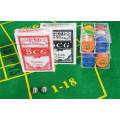 Set para Ruleta 0 y 00 - diámetro 40 cm - con tapete, fichas, barajas y bolas