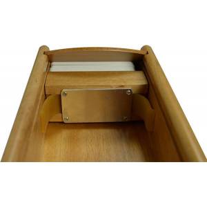 Zoccolo di lusso "WOOD" - in Legno Naturale - per 8 mazzi di carte