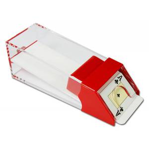 Sabot rouge pour 6 jeux Black Jack