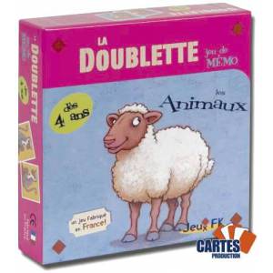 La Doublette Les animaux - Jeu de 60 cartes