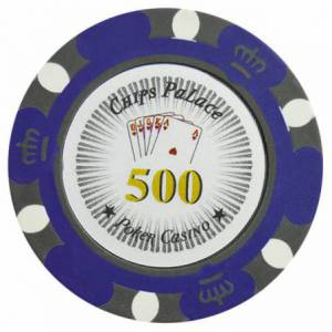 Jeton de poker CROWN - en clay composite avec insert métal - 14g – en vente à l'unité