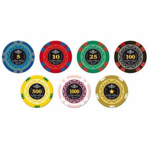Mallette de 300 jetons de poker ROYAL - en polypropylène – 11
