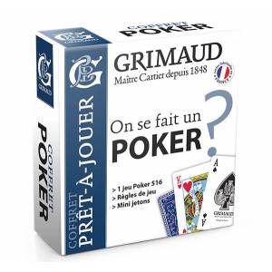 Coffret Poker prêt à jouer Grimaud