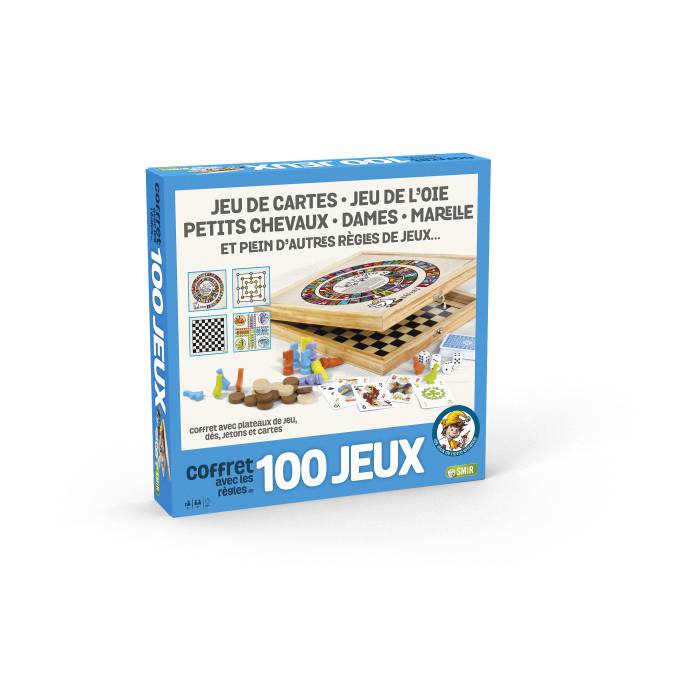 Cofanetto in legno 100 giochi - I Classici - SMIR