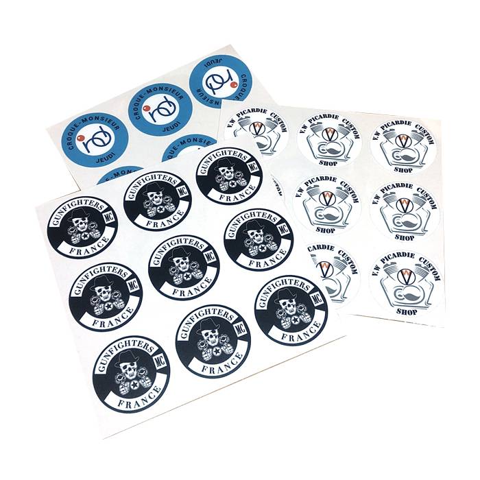 Pegatinas personalizadas para fichas de póker de ABS