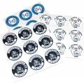 Stickers pour jetons de poker ABS
