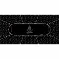 Poker Mat "AGGRESSIVE POKER" - rectangular - 3 sizes - 0/8/10 seats - neoprene jersey