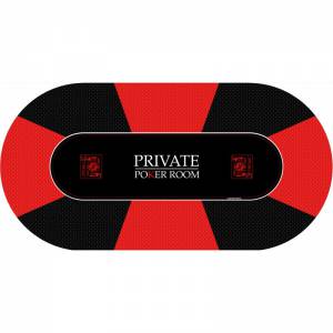 Tapis de Poker "Private Poker" - ovale - 8 places