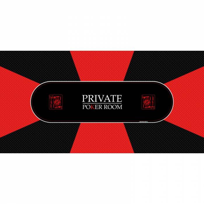 Tapis de Poker "Private Poker" - rectangulaire