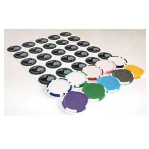 Pokerchip 8 CUSTOM SPOT mit Aufklebern - Durchmesser 40 mm