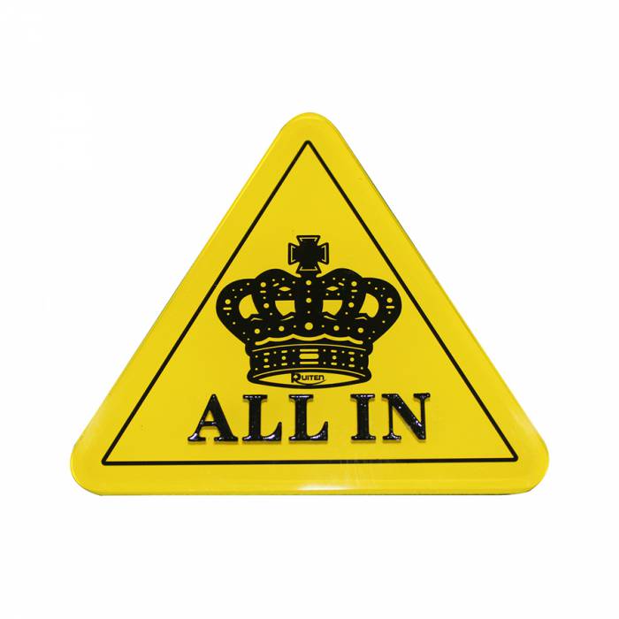 Triangolo All in "CROWN XL" - in plexiglass - 10 x 11 x 1 cm
