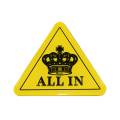 Trójkąt All in "CROWN XL" - z pleksi - 10 x 11 x 1 cm