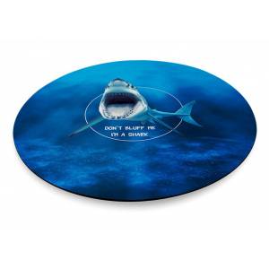 Tapis de Poker "Shark Evolution" - rond - 130 cm - 0/8/10 joueurs - jersey néoprène
