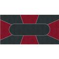 Tappeto da poker "VICTORIAN" - rettangolare - 3 dimensioni - 0/8/10 giocatori - jersey in neoprene.