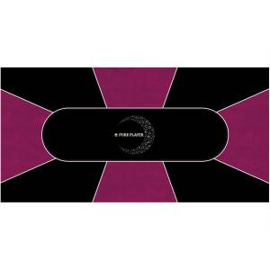 Tapis de Poker "Luna Pure Player" - rectangulaire - 8 places - 180 x 90 cm - jersey néoprène