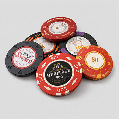 Jetons de poker Clay composite