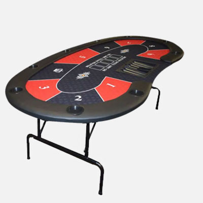Tavoli da poker a forma di fagiolo