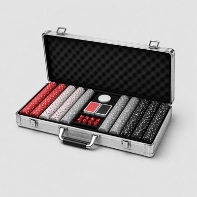 Pokerbricka med 500 marker