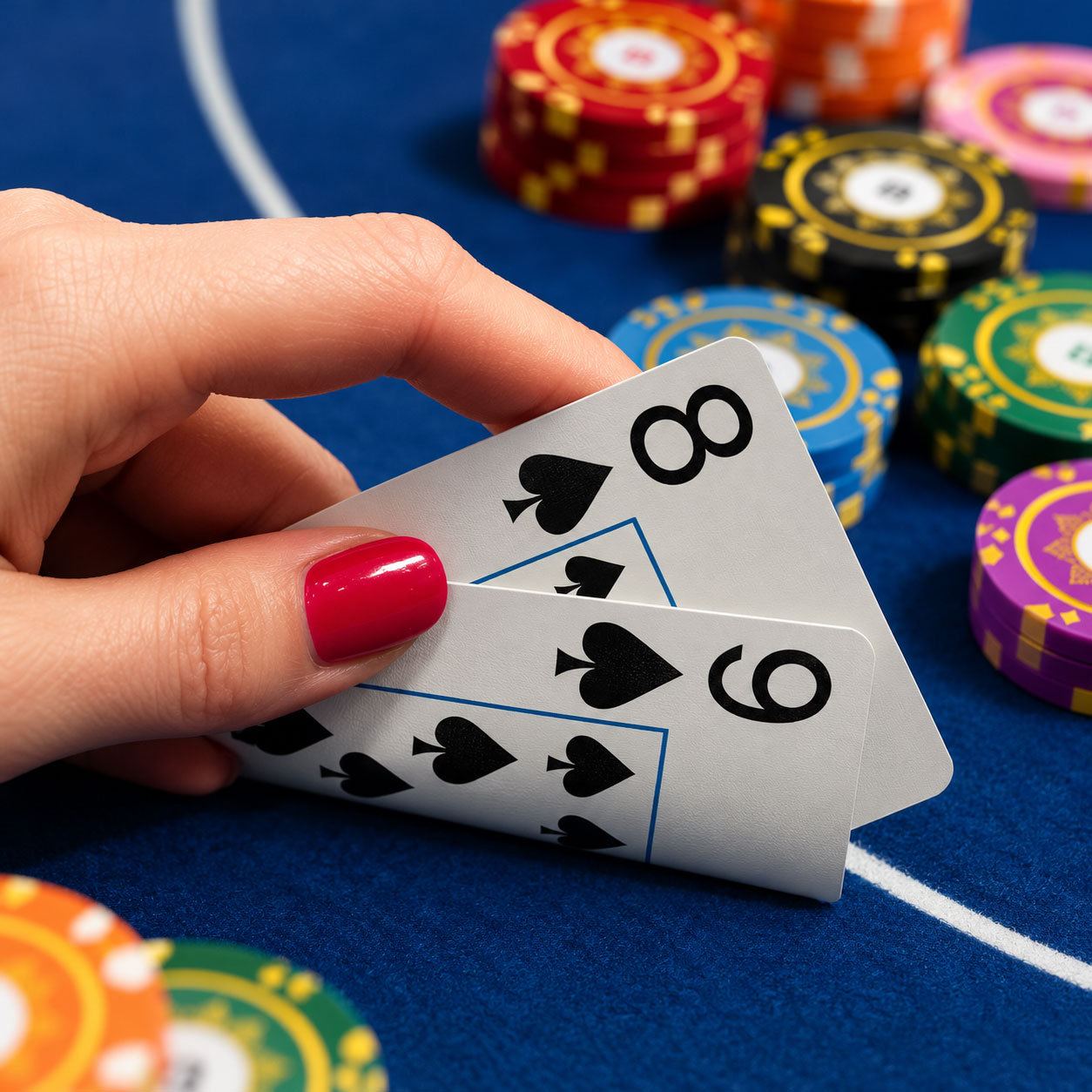 Suited connectory w Texas Hold'em