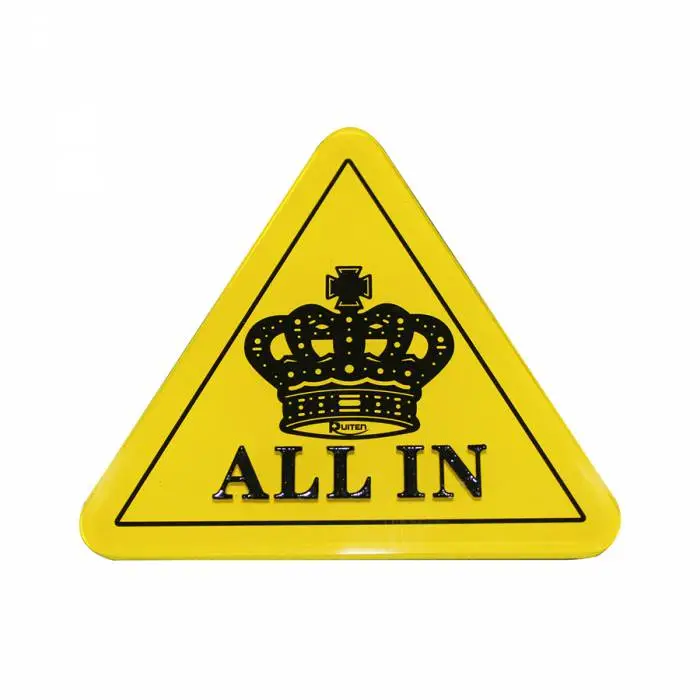 Triángulo all-in CROWN XL de acrílico, 10 x 11 cm